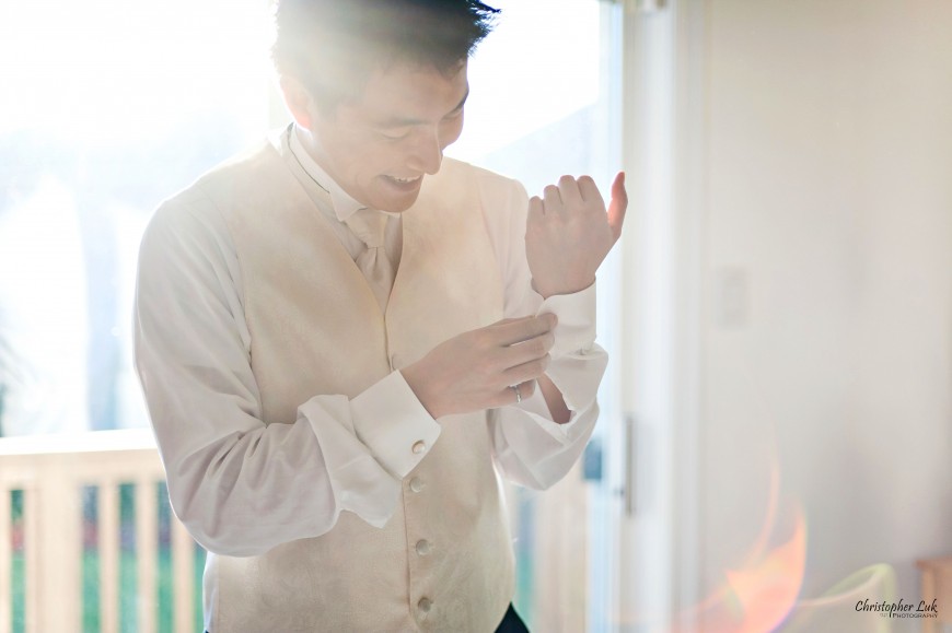 Christopher Luk Weddings 2011 - Assunta and Richard - Timothy Eaton Memorial Church - Groom Getting Ready