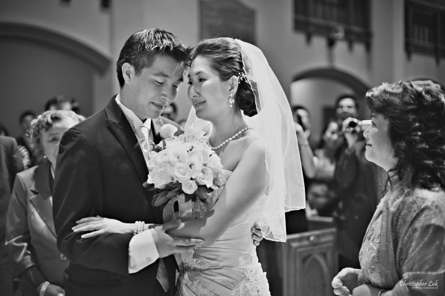 Christopher Luk Weddings 2011 - Assunta and Richard - Timothy Eaton Memorial Church - Bride and Groom Candid