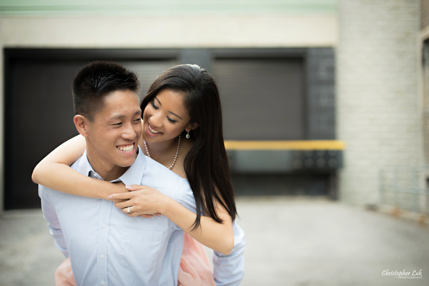 Christopher Luk Engagement Session 2015 - Jaynelle and Ernest - University of Toronto Hart House College Royal Ontario Museum - Bride Groom Cute Piggy Back Ride Fun Laugh Smile