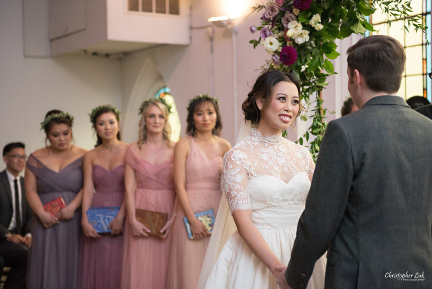 Christopher Luk (Toronto Wedding Photographer): Berkeley Church Vintage Rustic Ceremony Candlelight Dinner Reception Pinterest Worthy Details Candid Natural Photojournalistic Bride Groom Bridesmaids Vows Smile