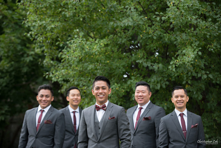 Christopher Luk Toronto Wedding Portrait Lifestyle Event Photographer - Eagles Nest Golf Club Outdoor Ceremony Toronto Raptors Blue Jays Sports Fans Natural Candid Photojournalistic Groom Groomsmen Cool Boy Band Smile