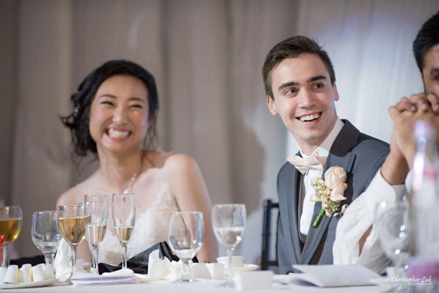 Christopher Luk Toronto Wedding Photographer - Casa Loma Conservatory Ceremony Creative Photo Session ByPeterAndPauls Paramount Event Venue Space Eastwood Room Bride Groom Natural Candid Photojournalistic Speeches Laughing Happy