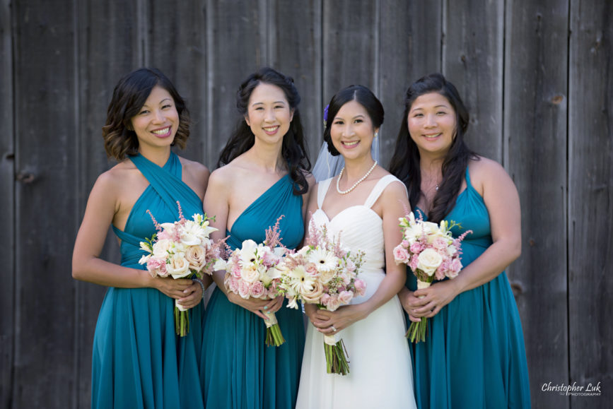 Christopher Luk - Toronto Wedding Lifestyle Event Photographer - Photojournalistic Natural Candid Markham Museum Creative Portrait Session Bride Bridesmaids Bridal Party Barn Smile