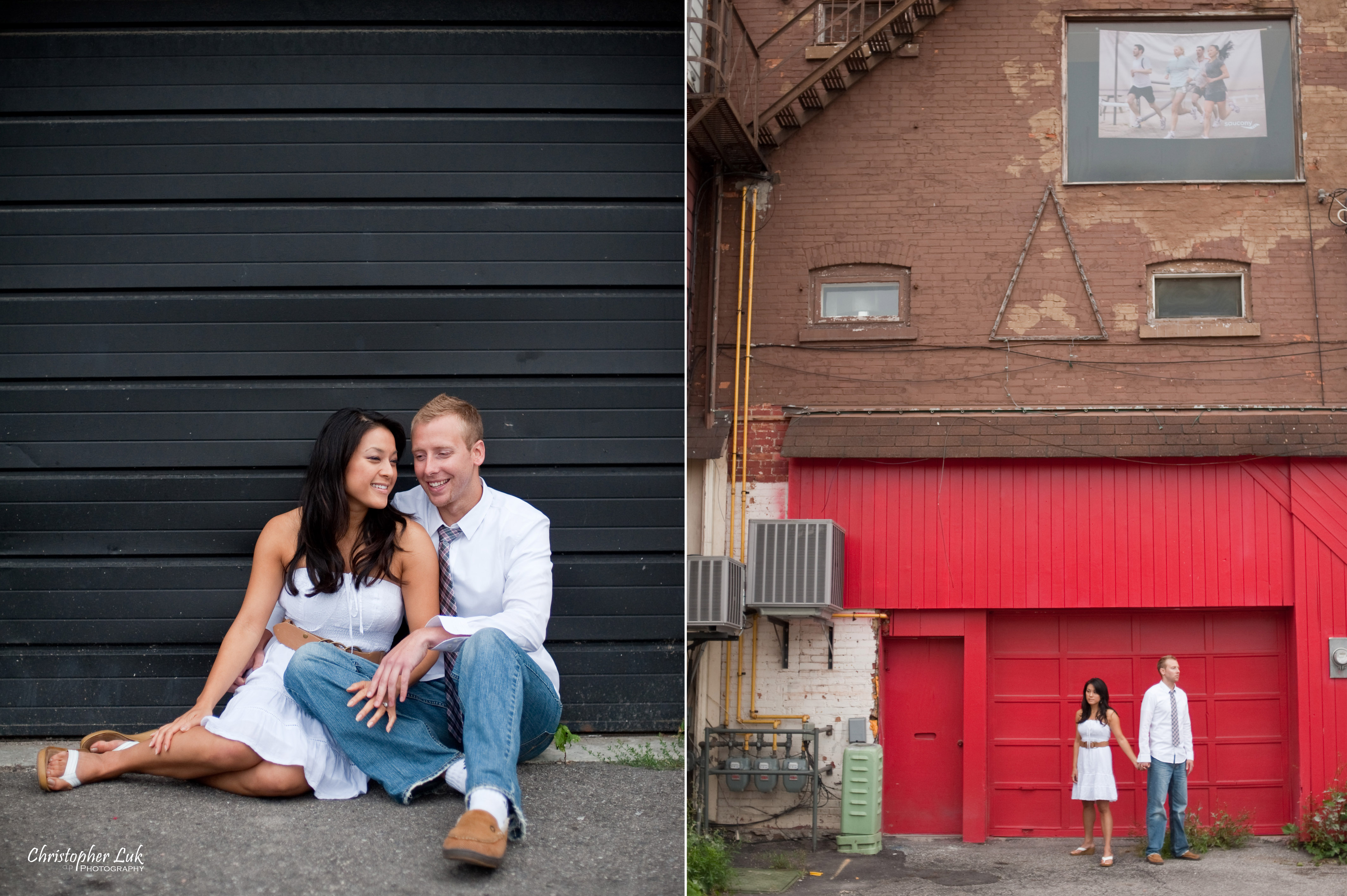 Sabrina and Andy’s Engagement Session – Newmarket Main Street
