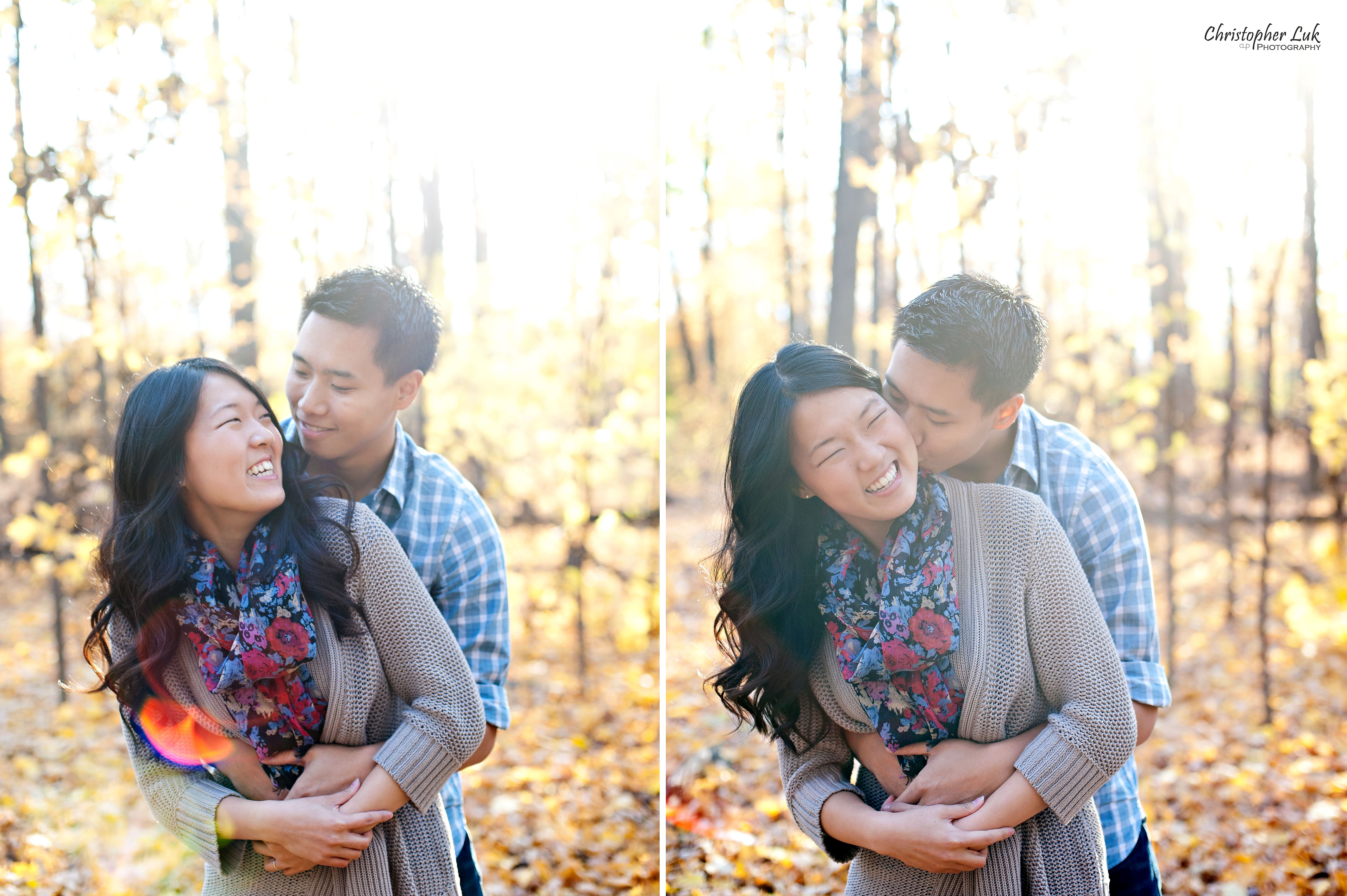 Autumn Fall Leaves Engagement Session – Markham / Toronto Wedding Photographer