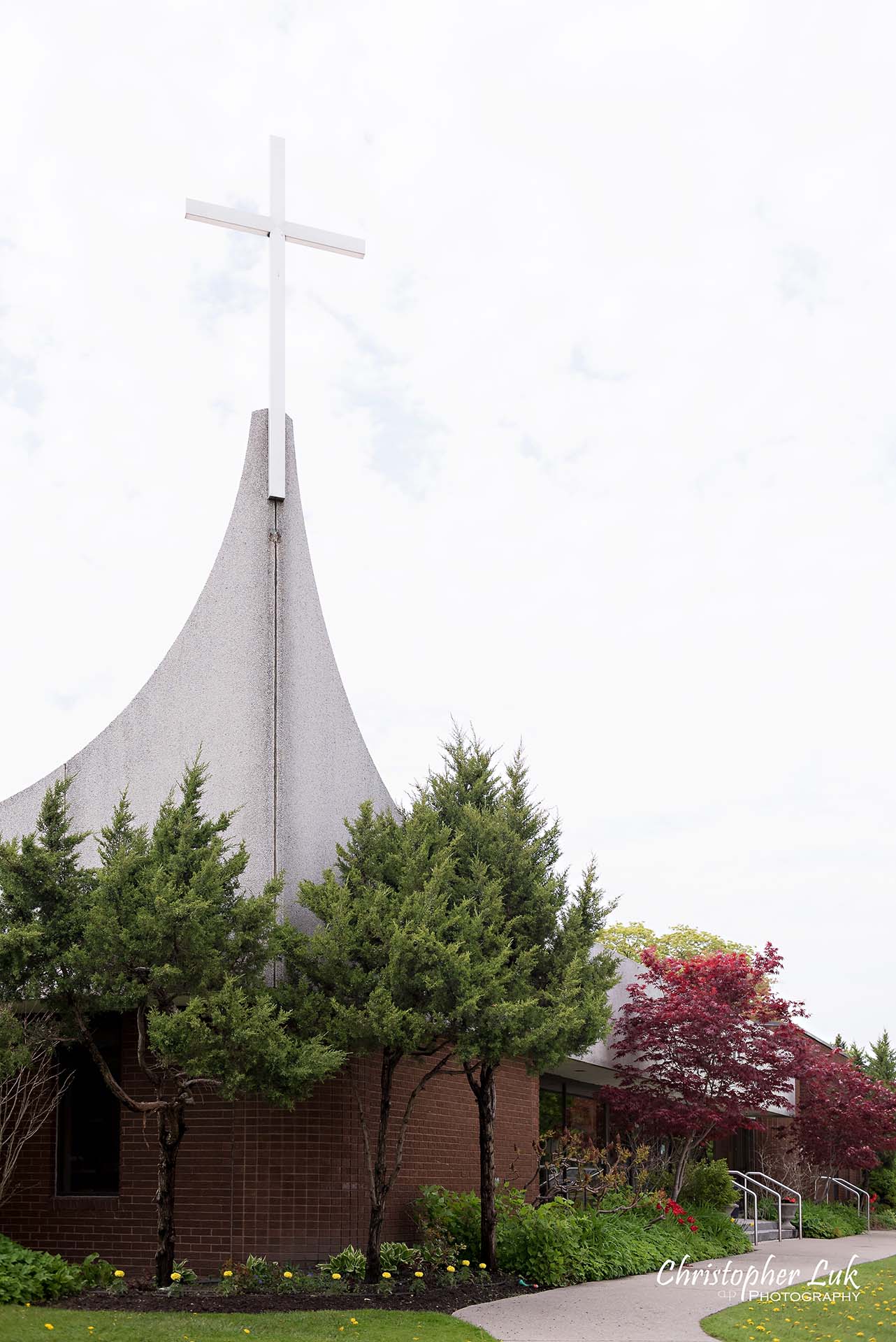 Christopher Luk Toronto Wedding Photographer Chinese Gospel Church Scarborough Ceremony Exterior