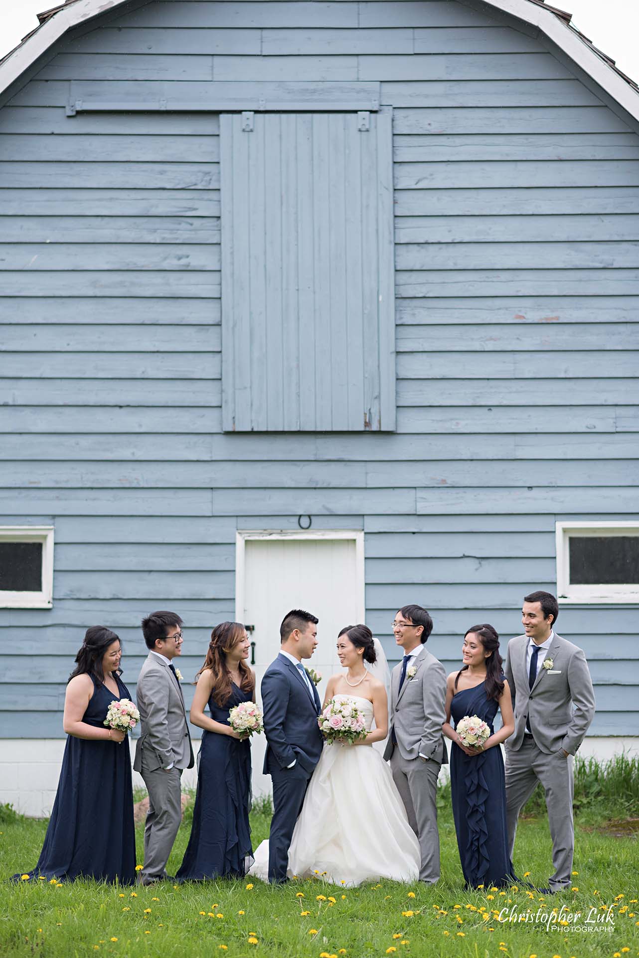 Christopher Luk Toronto Wedding Photographer Angus Glen Golf Club Markham Main Blue Barn Farm Historic Estate Building Together Natural Candid Photojournalistic Bride Groom Best Man Maid of Honour Bridal Party Groomsmen Bridesmaids Portrait 