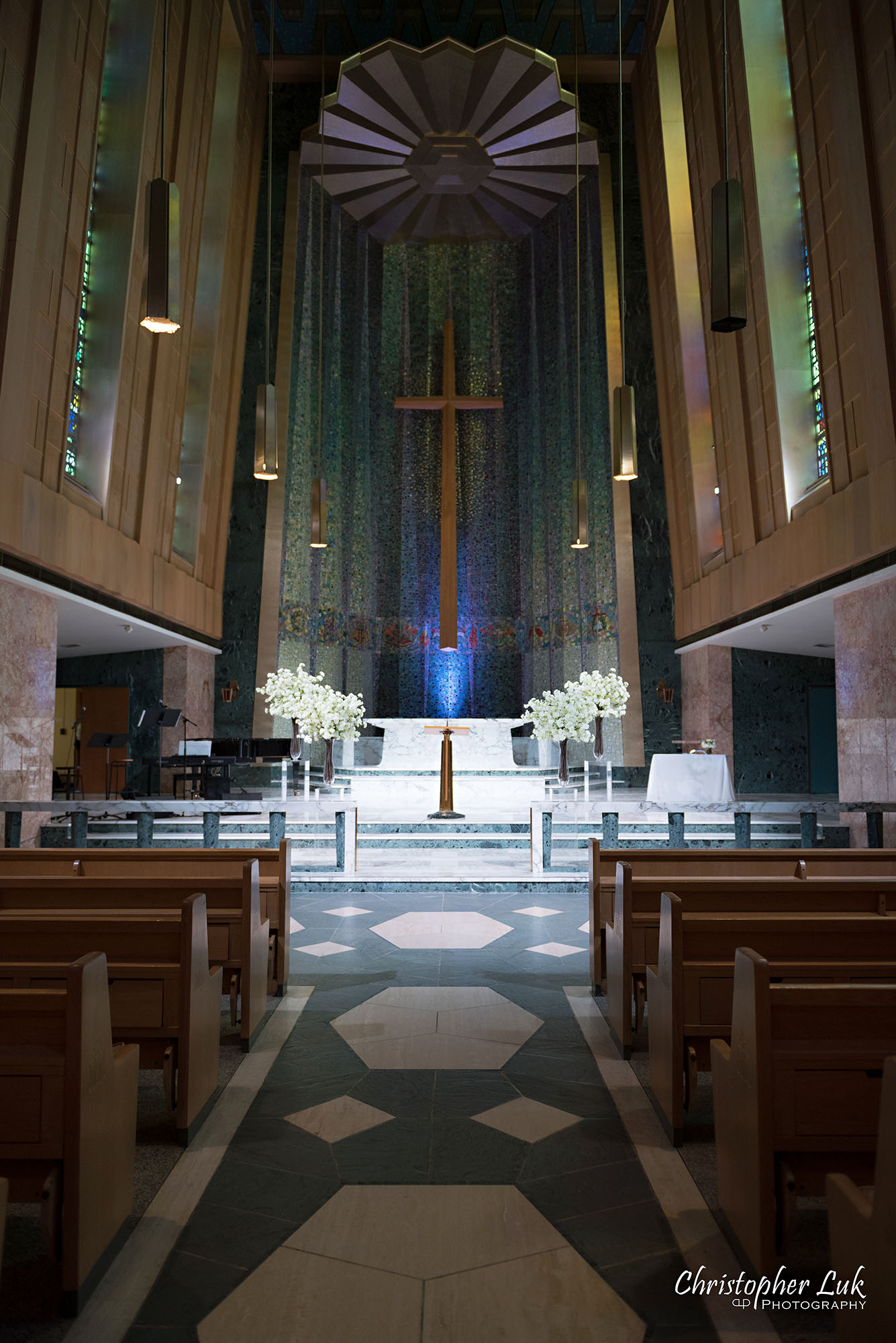 Christopher Luk Toronto Wedding Photography Tyndale Chapel Church Ceremony Venue Location Altar