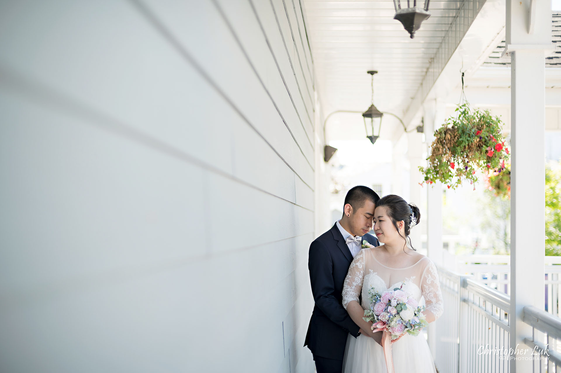 Christopher Luk Toronto Wedding Photographer The Doctor's House Chapel Kleinburg Natural Candid Photojournalistic Posed Bride Groom Hugging Holding Each Other Chandelier Intimate Landscape Micro Microwedding 