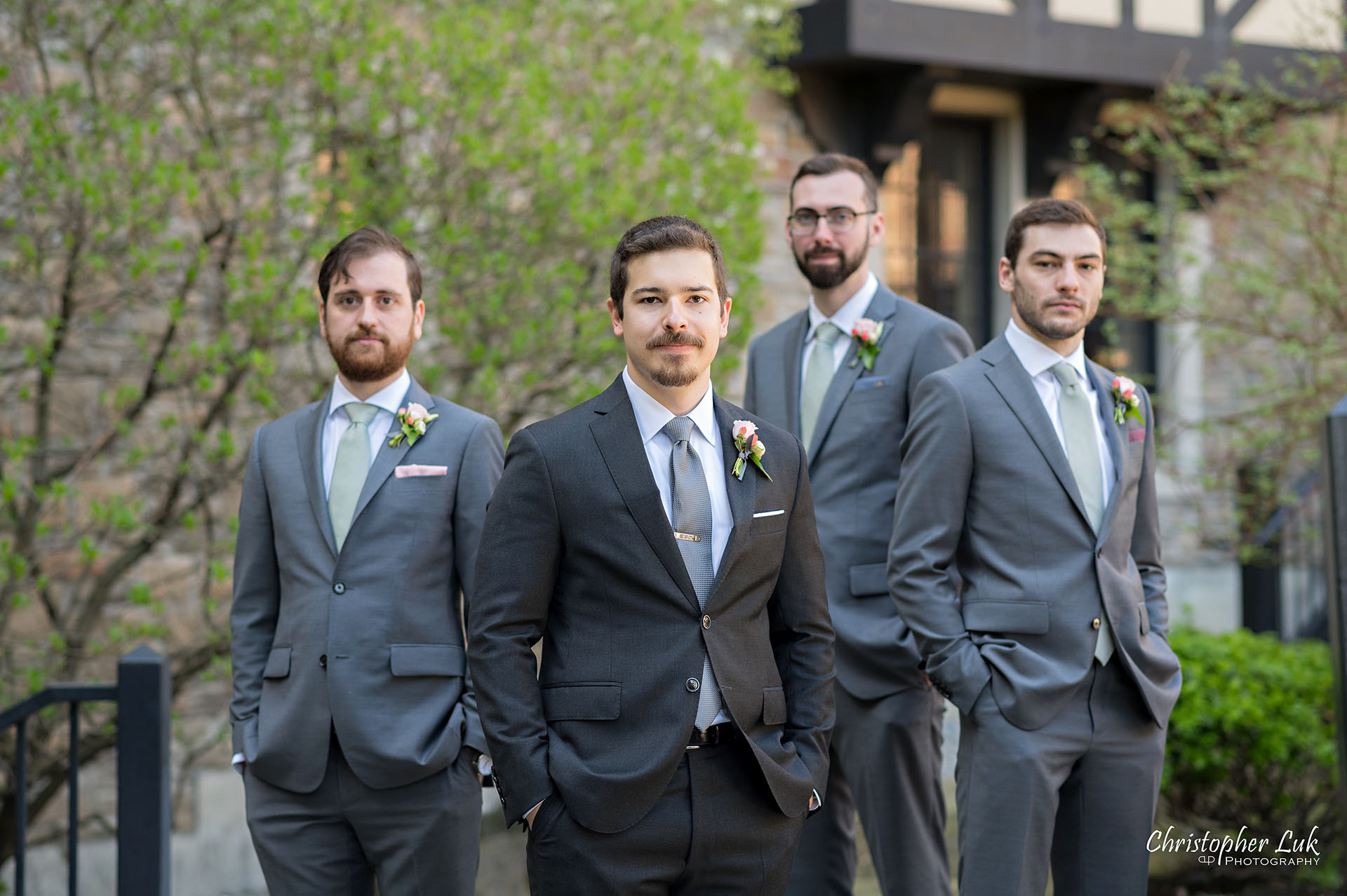 Christopher Luk Old Mill Toronto Wedding Photographer Wedding Natural Photojournalistic Candid Organic Groom Groomsmen