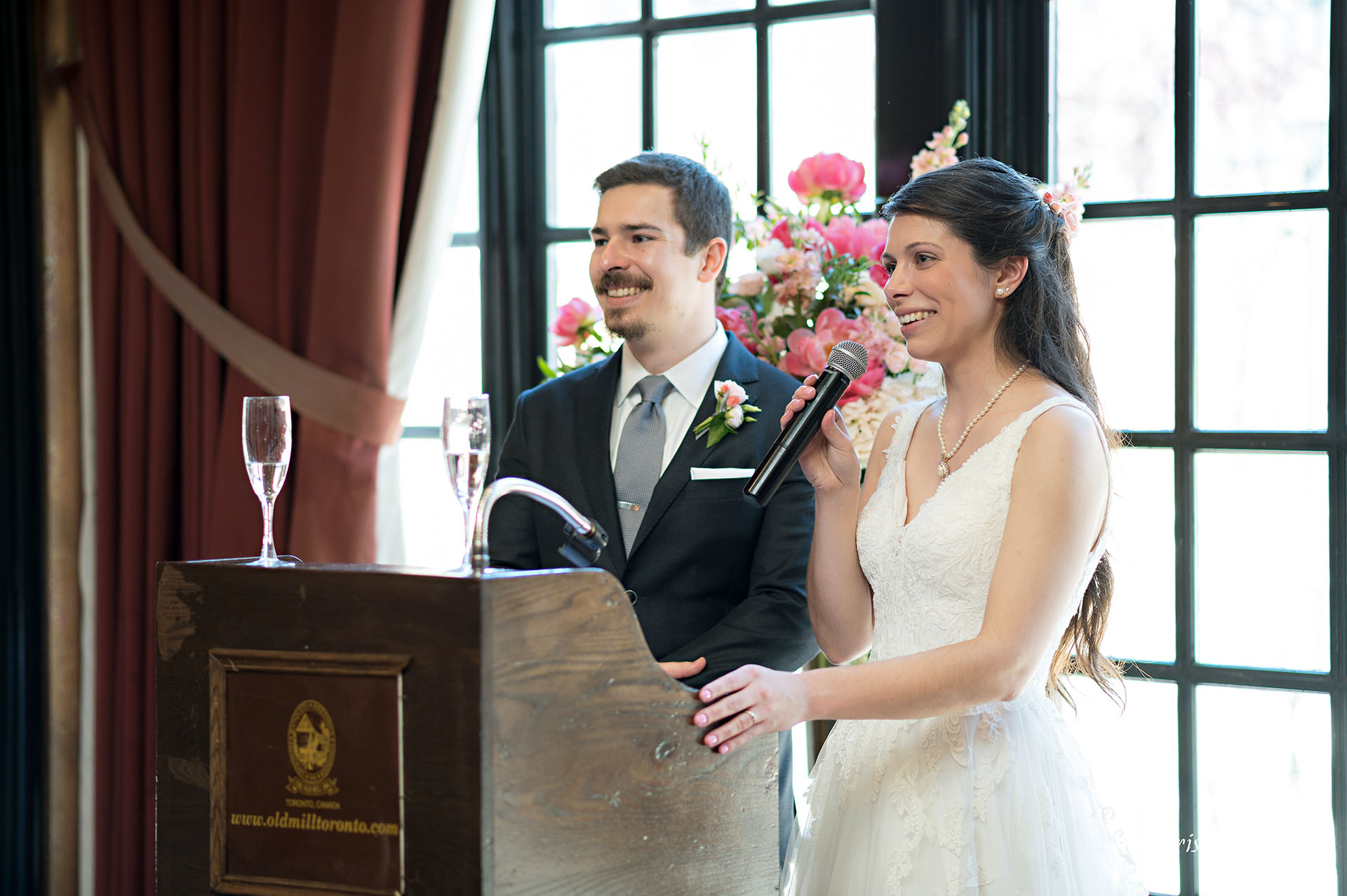 Christopher Luk Old Mill Toronto Wedding Photographer Wedding Bride Groom Natural Candid Photojournalistic Speech