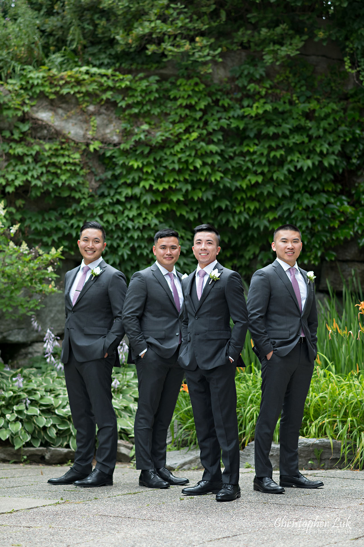 Toronto Wedding Photography Candid Natural Photojournalistic Organic Groom Groomsmen Boy Band Cool Portrait