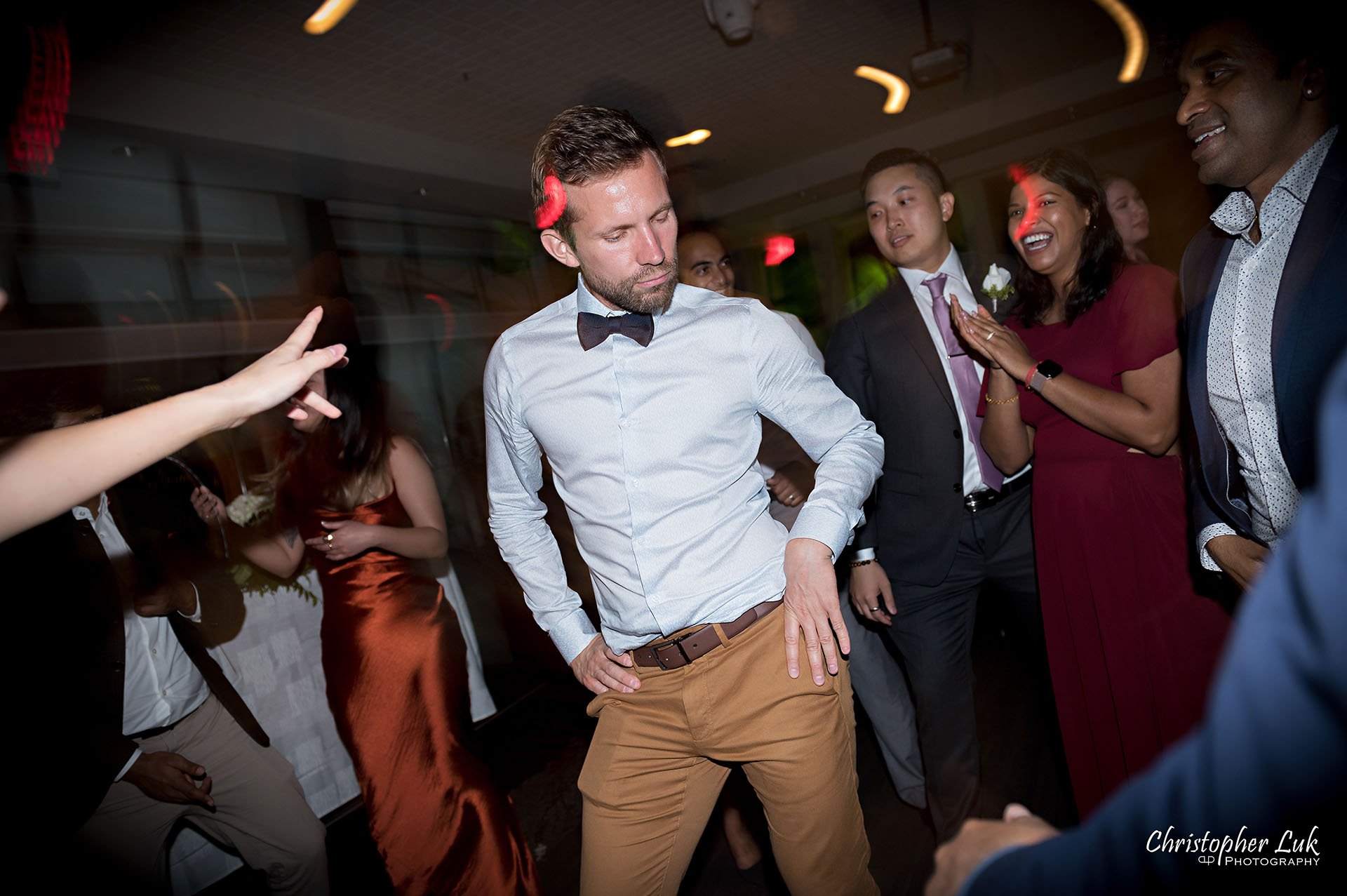 Toronto Wedding Photography The Manor Elizabeth Hall Dinner Reception Candid Natural Photojournalistic Organic Dance Floor Dancing Fun Friends 