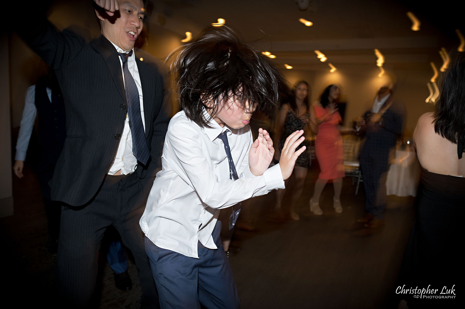 Toronto Wedding Photography The Manor Elizabeth Hall Dinner Reception Candid Natural Photojournalistic Organic Dance Floor Dancing Fun PSY Gangnam Style