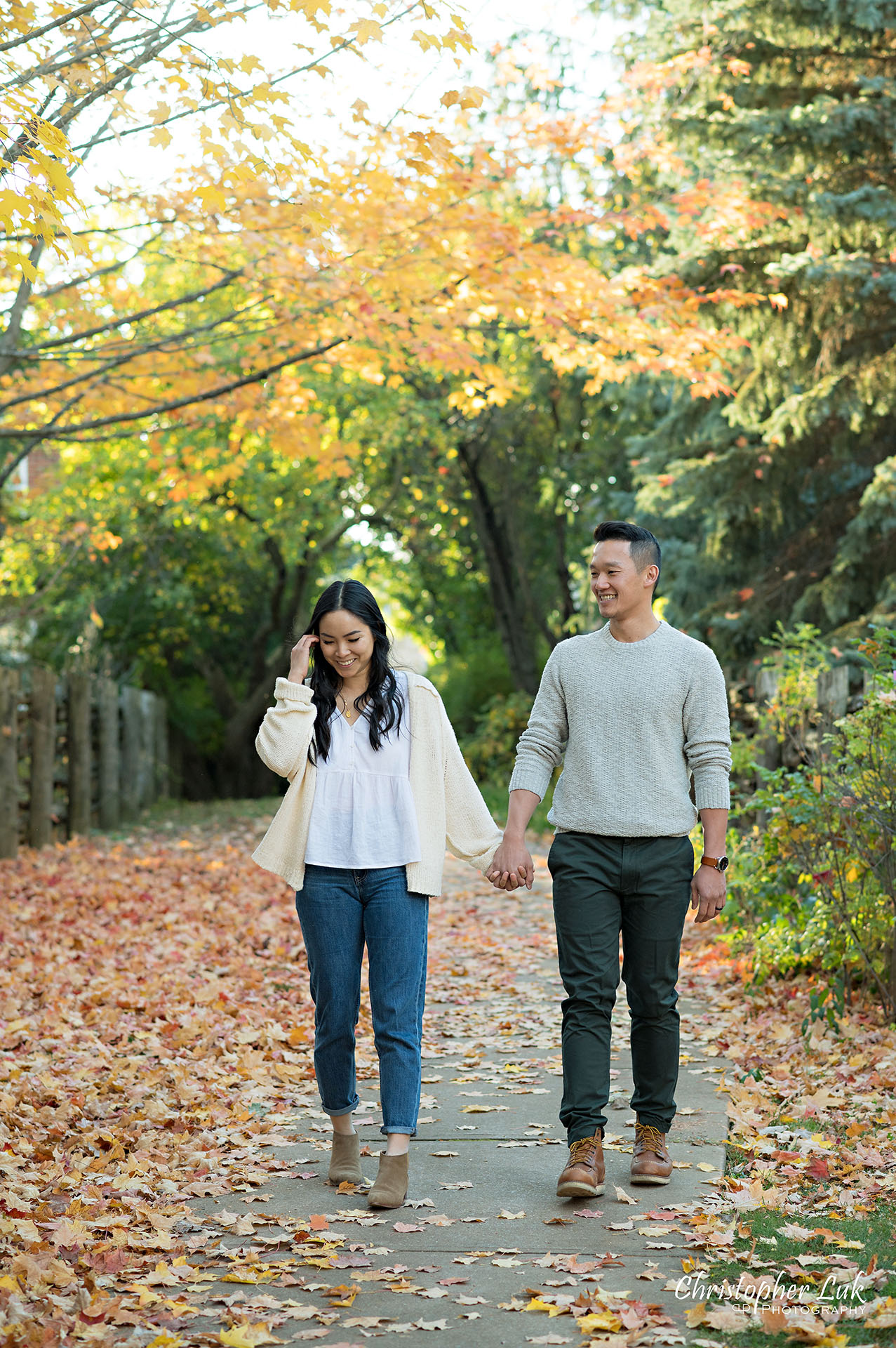 Husband Wife Mother Father Holding Hands Walking Together Smile