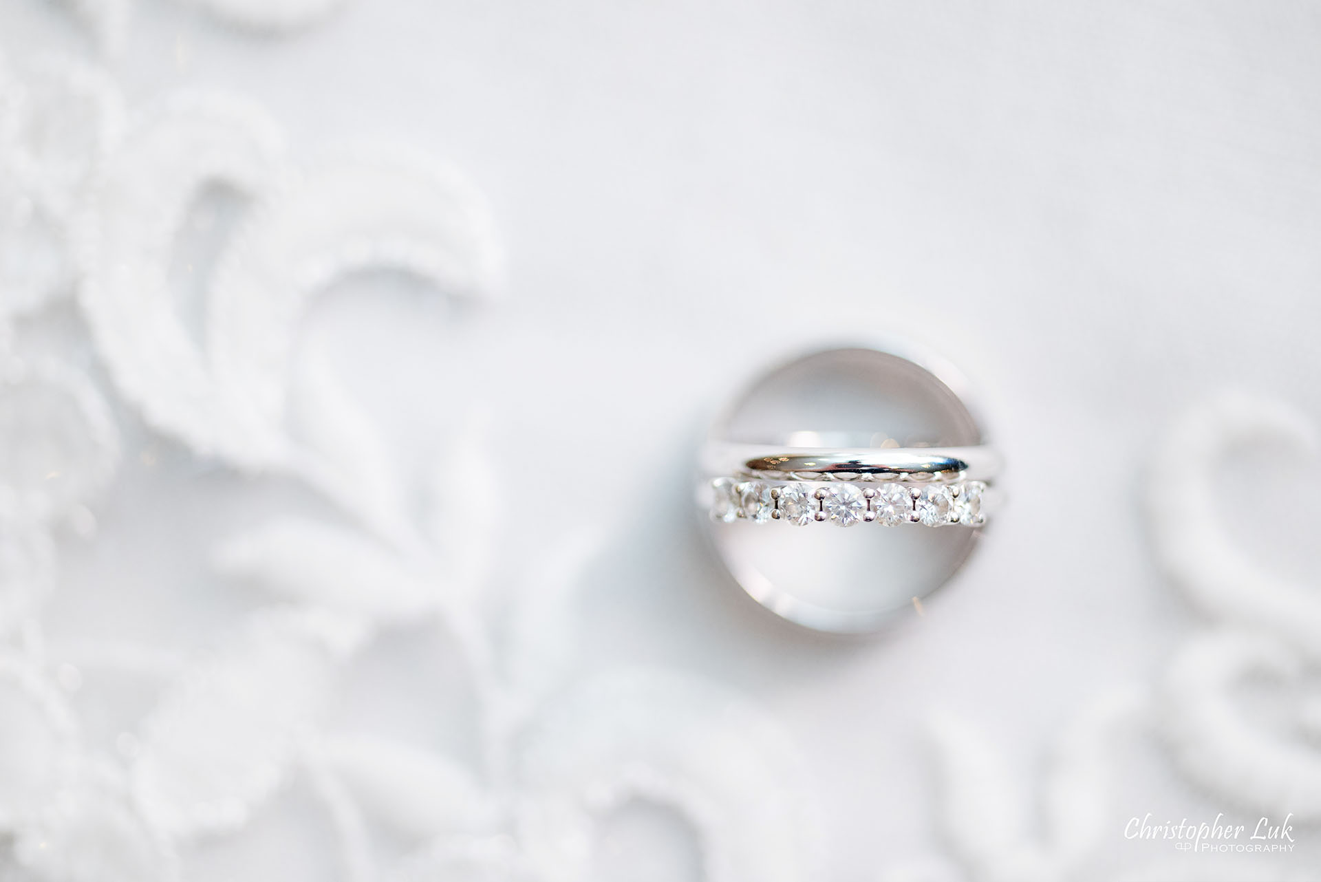 Wedding Rings Bands Diamond Engagement White Gold Detail