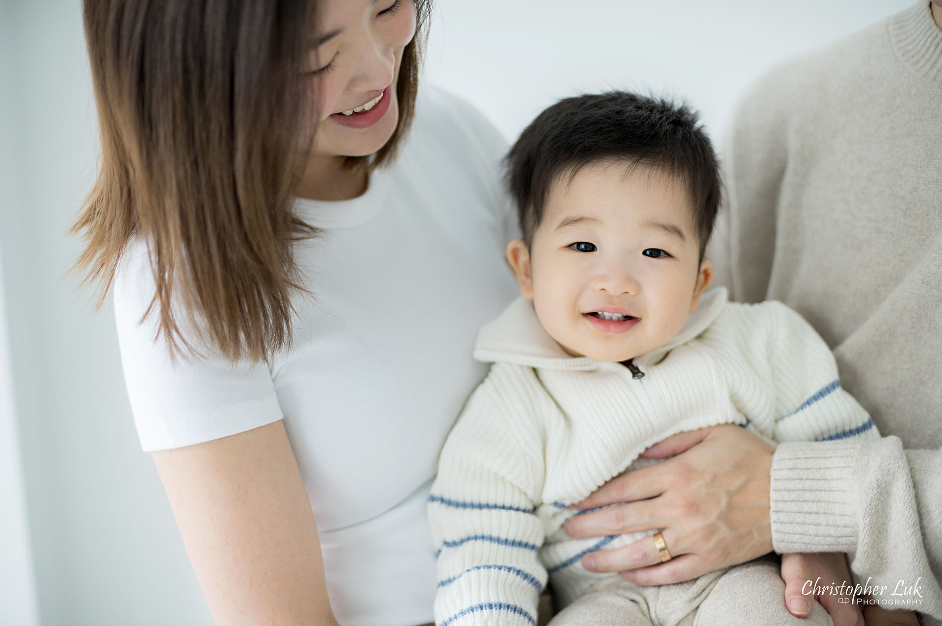 Mother Father Baby Boy Son Mom Dad Family Portrait Smile Cute Adorable Candid Natural Organic Photojournalistic Close Up