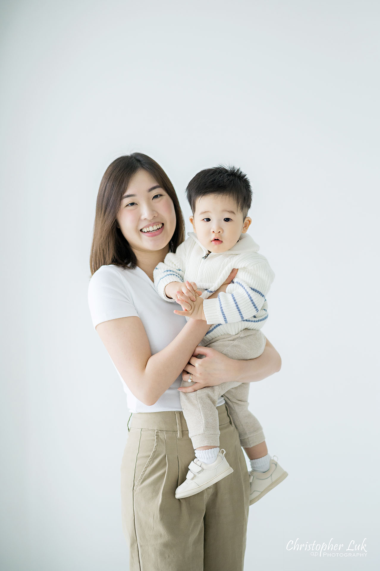 Mother Mom Baby Boy Son Portrait Smile