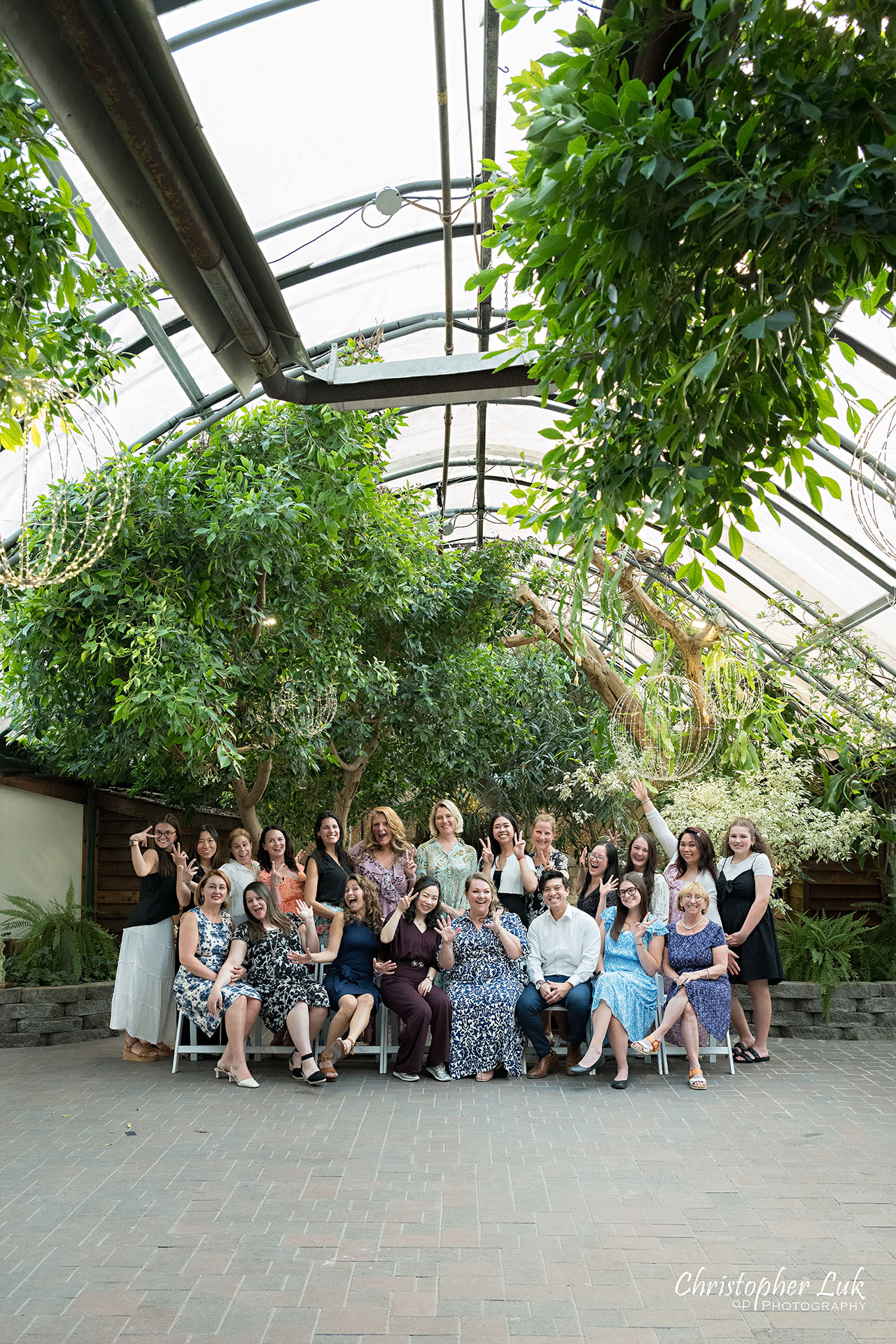 Madison Greenhouse Newmarket Event Toronto Wedding Photographer Aspen Grove Montessori School Teachers Staff Team Group Photo Fun Funny Silly Portrait