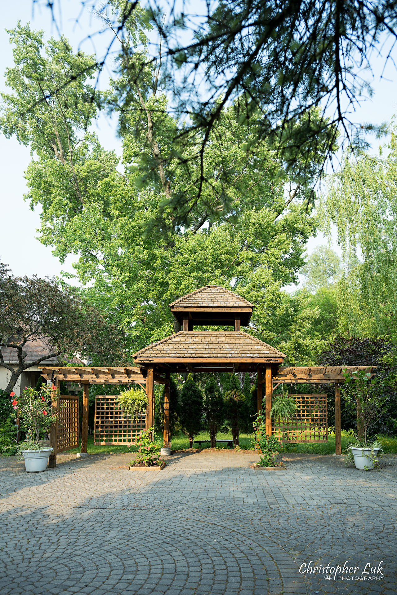 Madison Greenhouse Newmarket Event Toronto Wedding Photographer Outdoor Courtyard Portrait