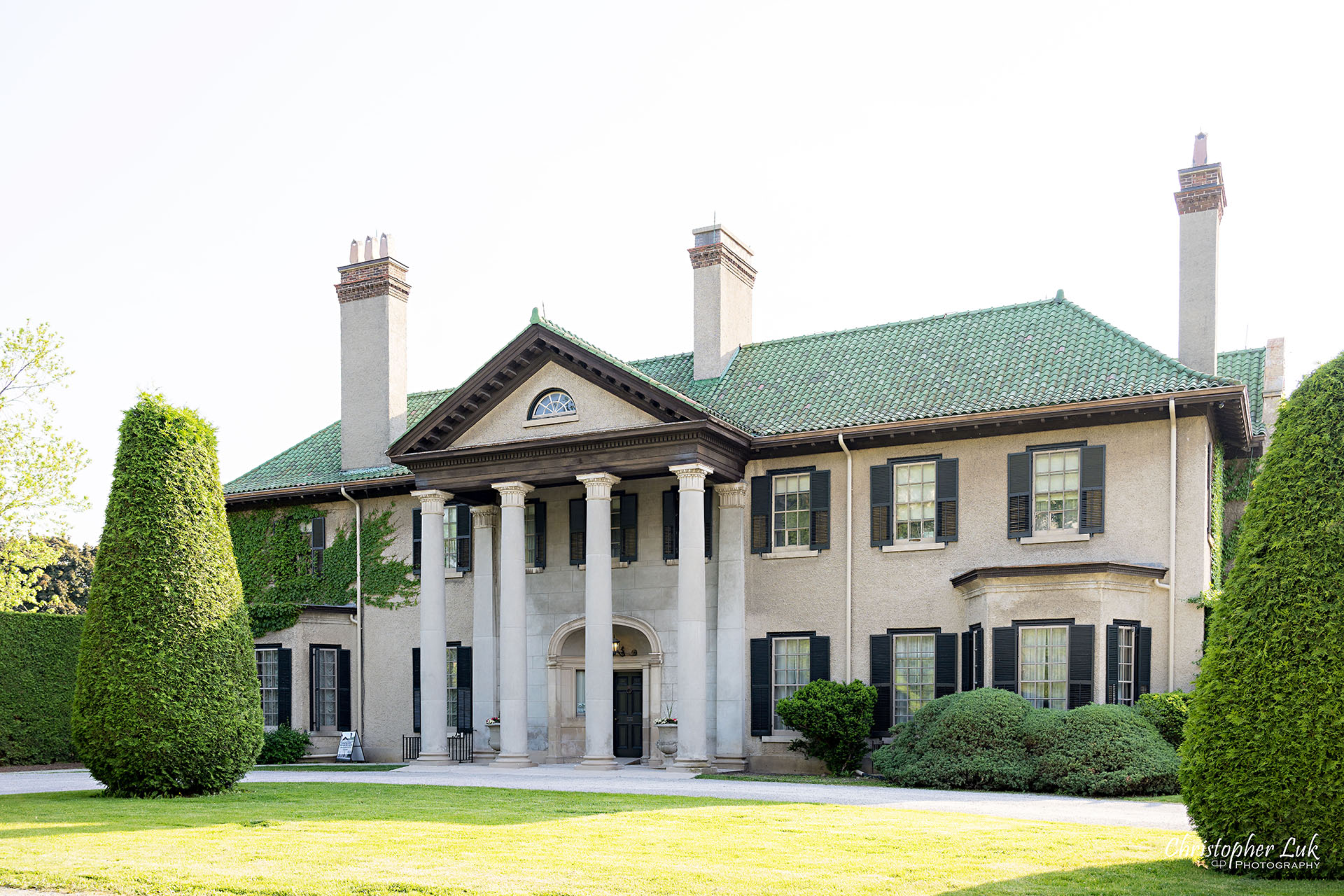 Parkwood Estate Historic Manor Wedding Event Venue Front Exterior Landscape 