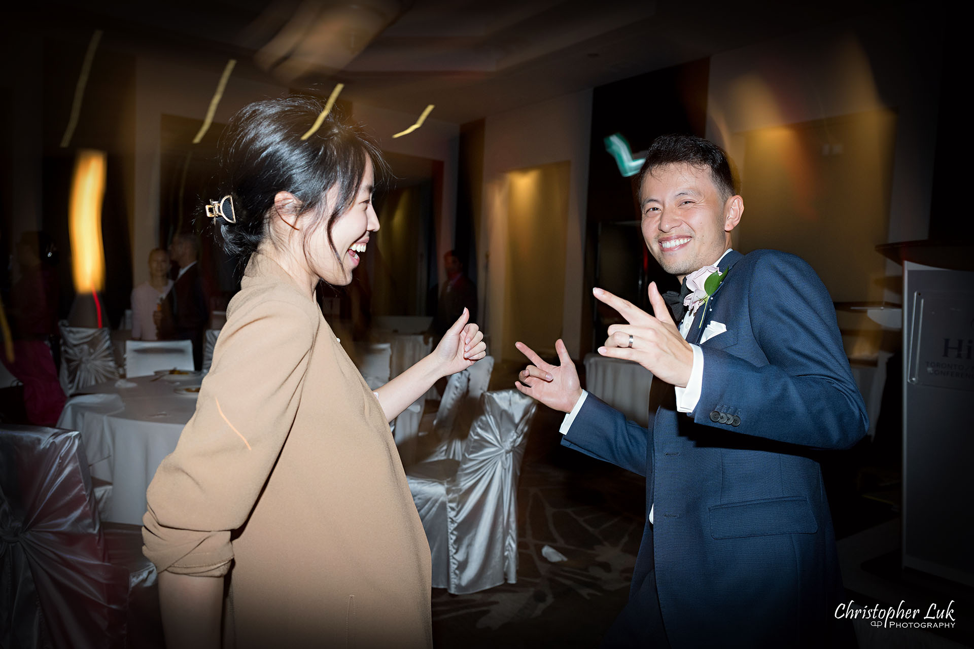 Dinner Reception Dancing Dance Floor Natural Candid Photojournalistic Organic Fun Couple
