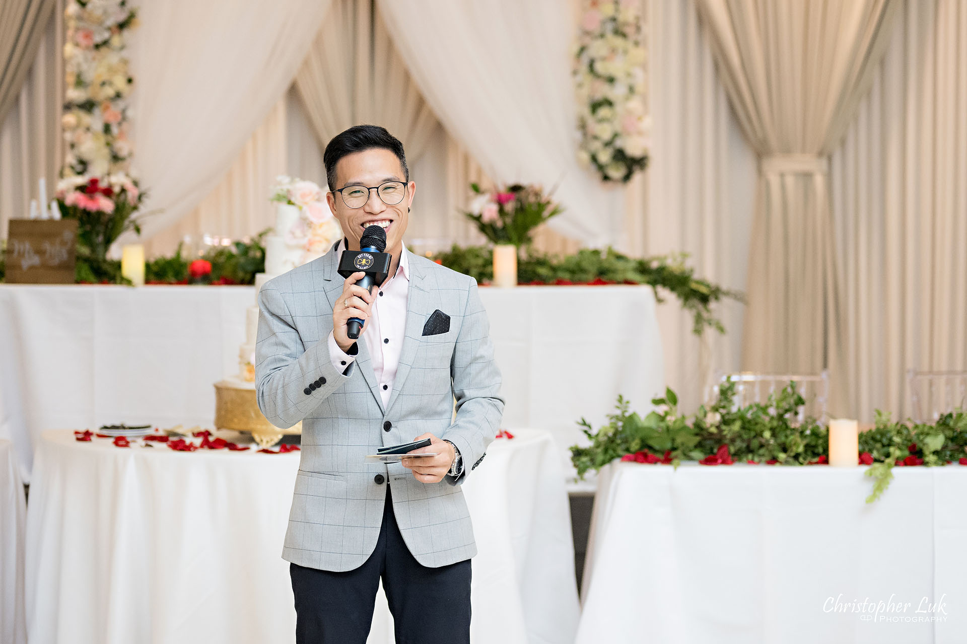 Crystal Fountain Event Venue Markham Wedding Dinner Reception Roy Wong Pro MC Multilingual Chinese English Emcee 