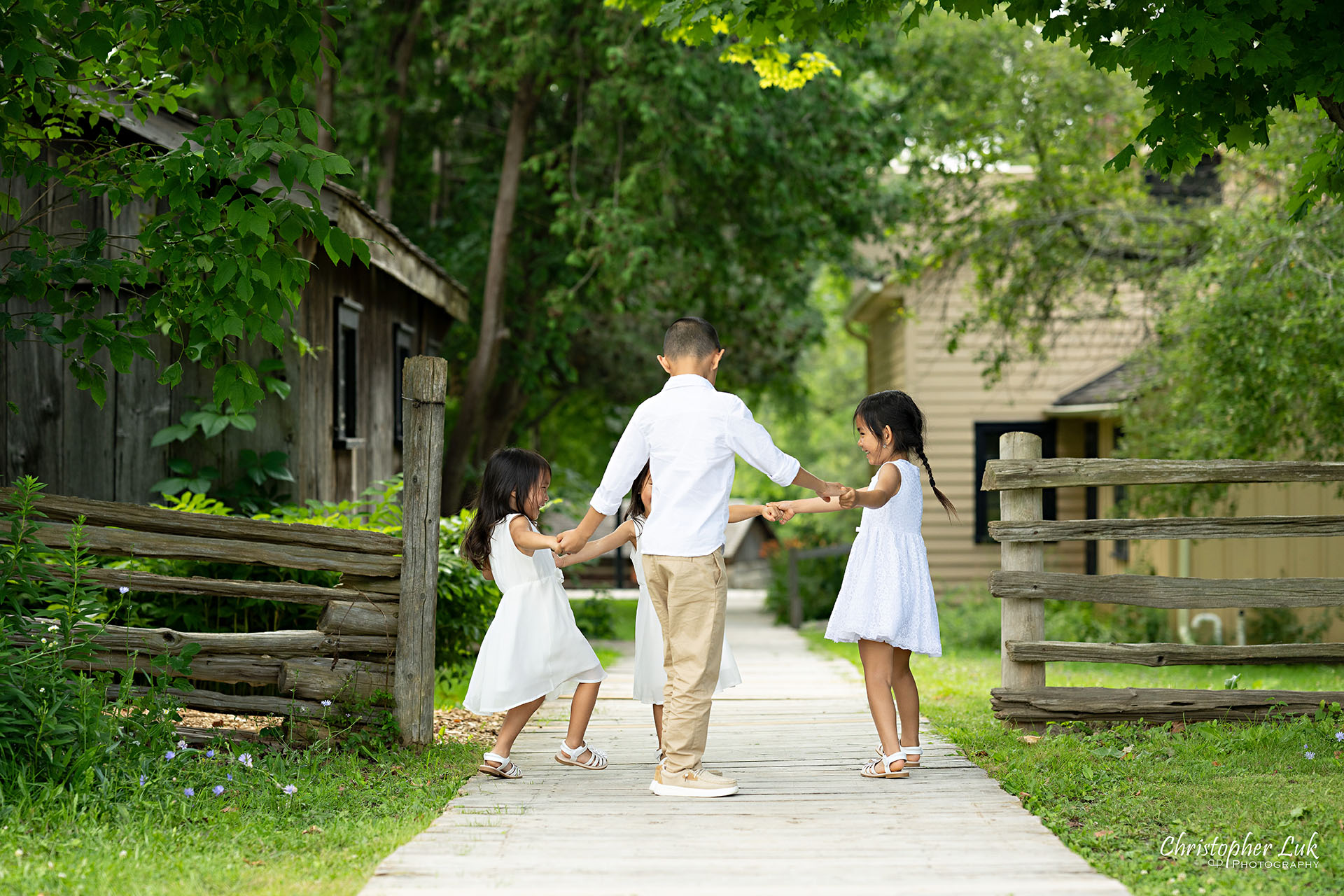 Children Son Daughters Sisters Brother Twins Together Cute Adorable Smile Candid Natural Organic Photojournalistic Holding Hands Spinning Dancing Twirling Together