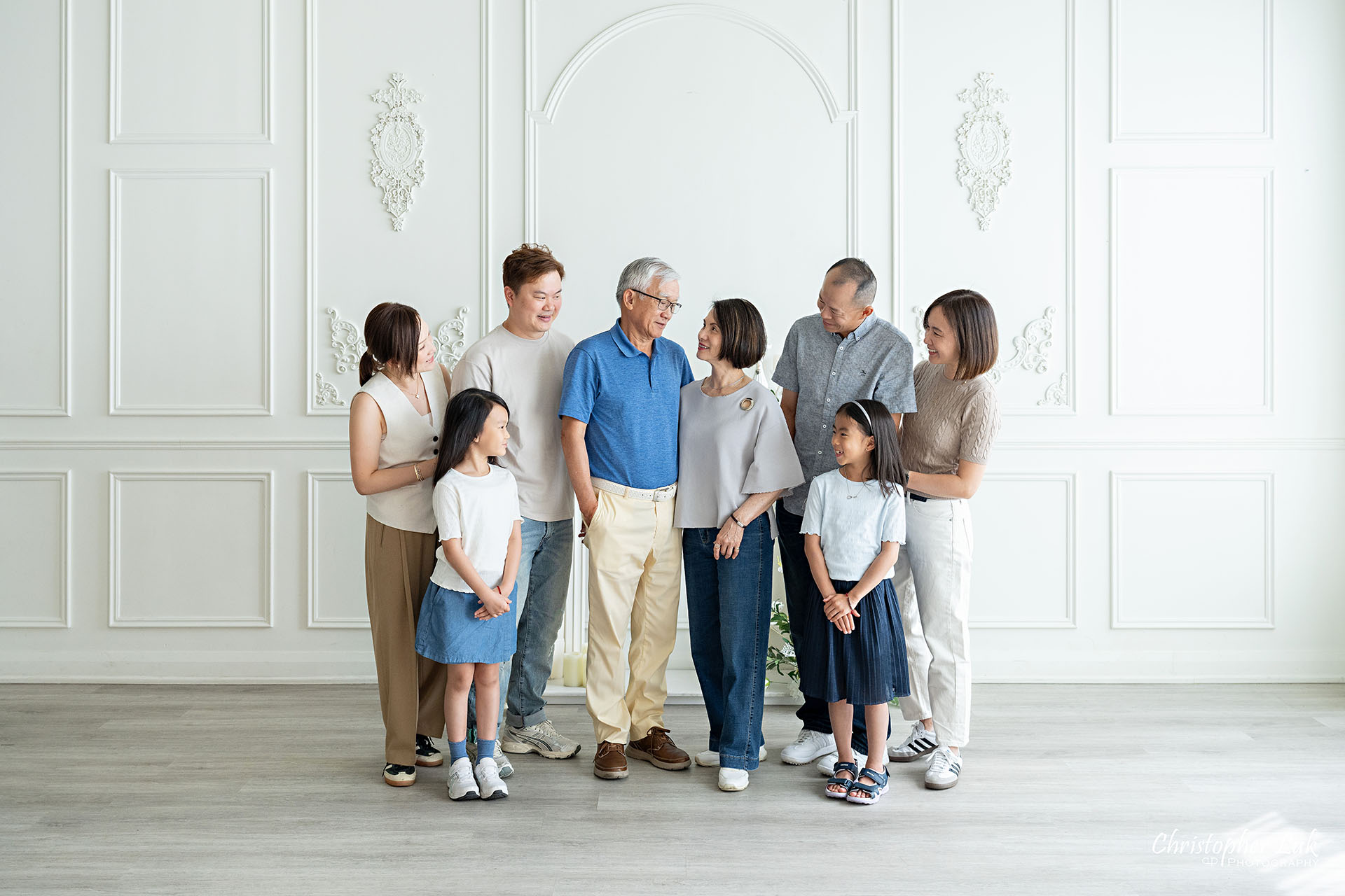 Extended Family Photo Together Grandparents Parents Grandchildren Candid Photojournalistic Natural Organic