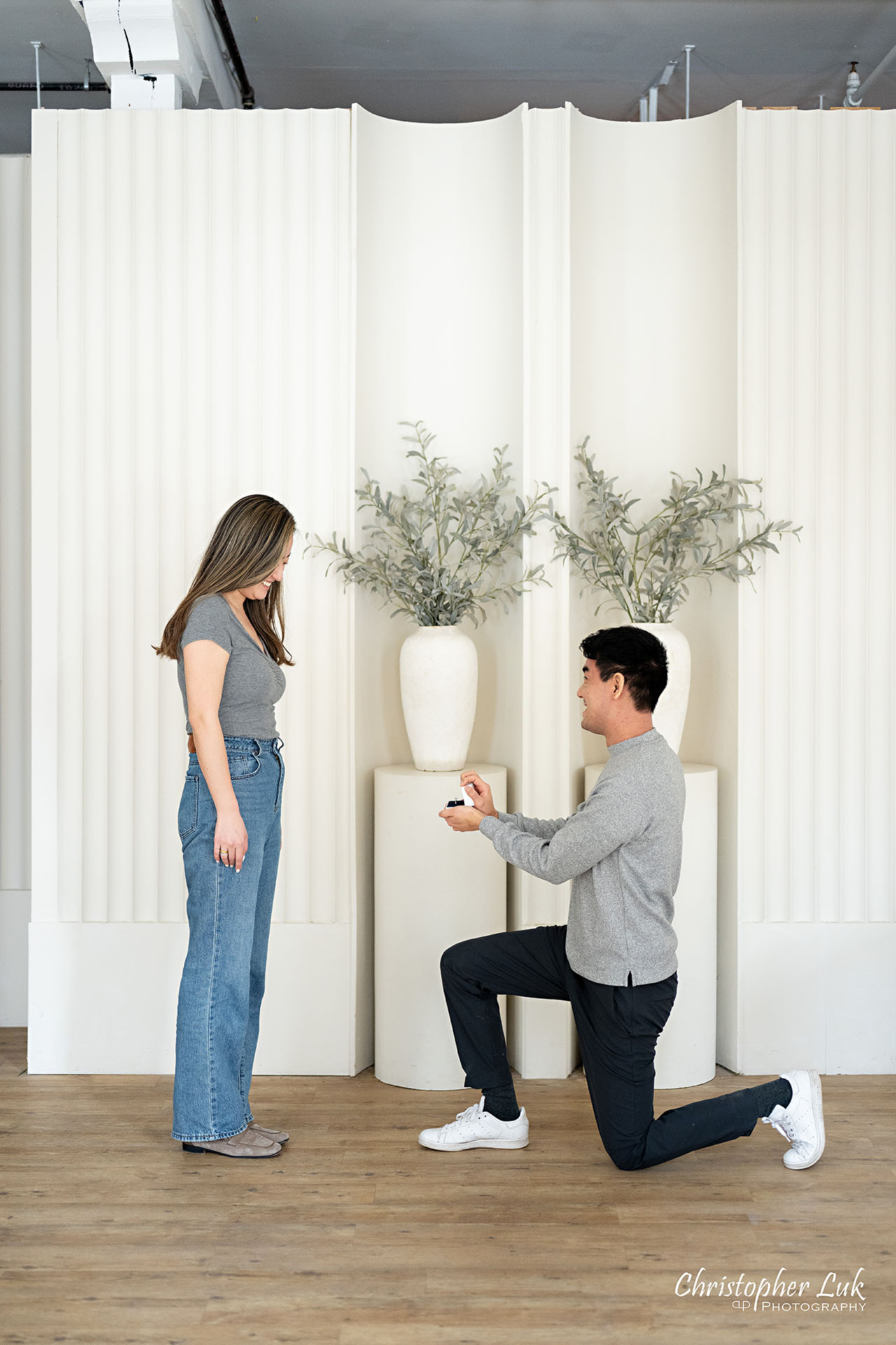 Archive Studios Toronto Surprise Wedding Proposal Bride Groom Bended Knee 