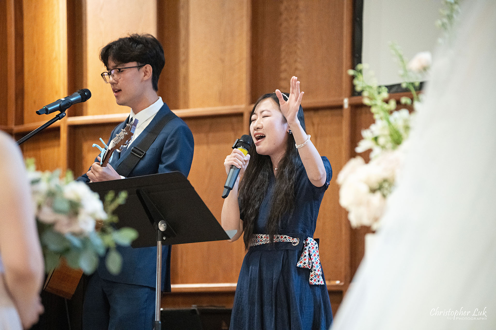 Cornerstone Chinese Alliance Church Wedding Worship Leader Guitar Candid Natural Organic Photojournalistic Singing Vocalist