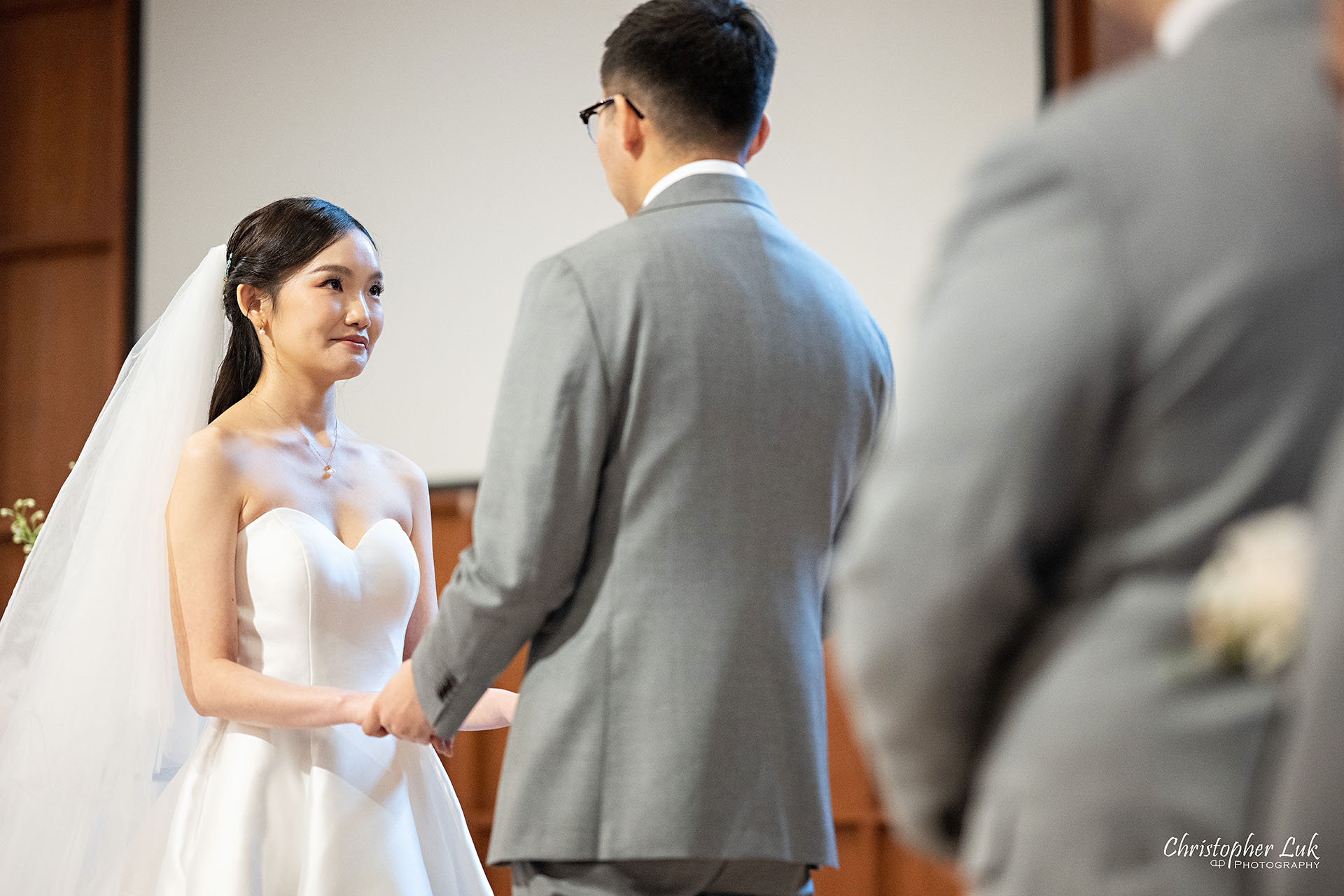 Cornerstone Chinese Alliance Church Wedding Bride Groom Candid Natural Organic Photojournalistic Vows