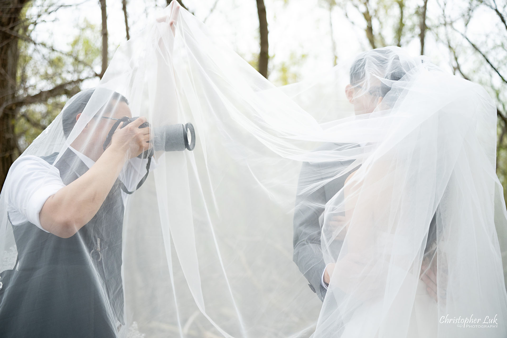 Markham Unionville Toronto Wedding Photographer Behind the Scenes Under the Veil