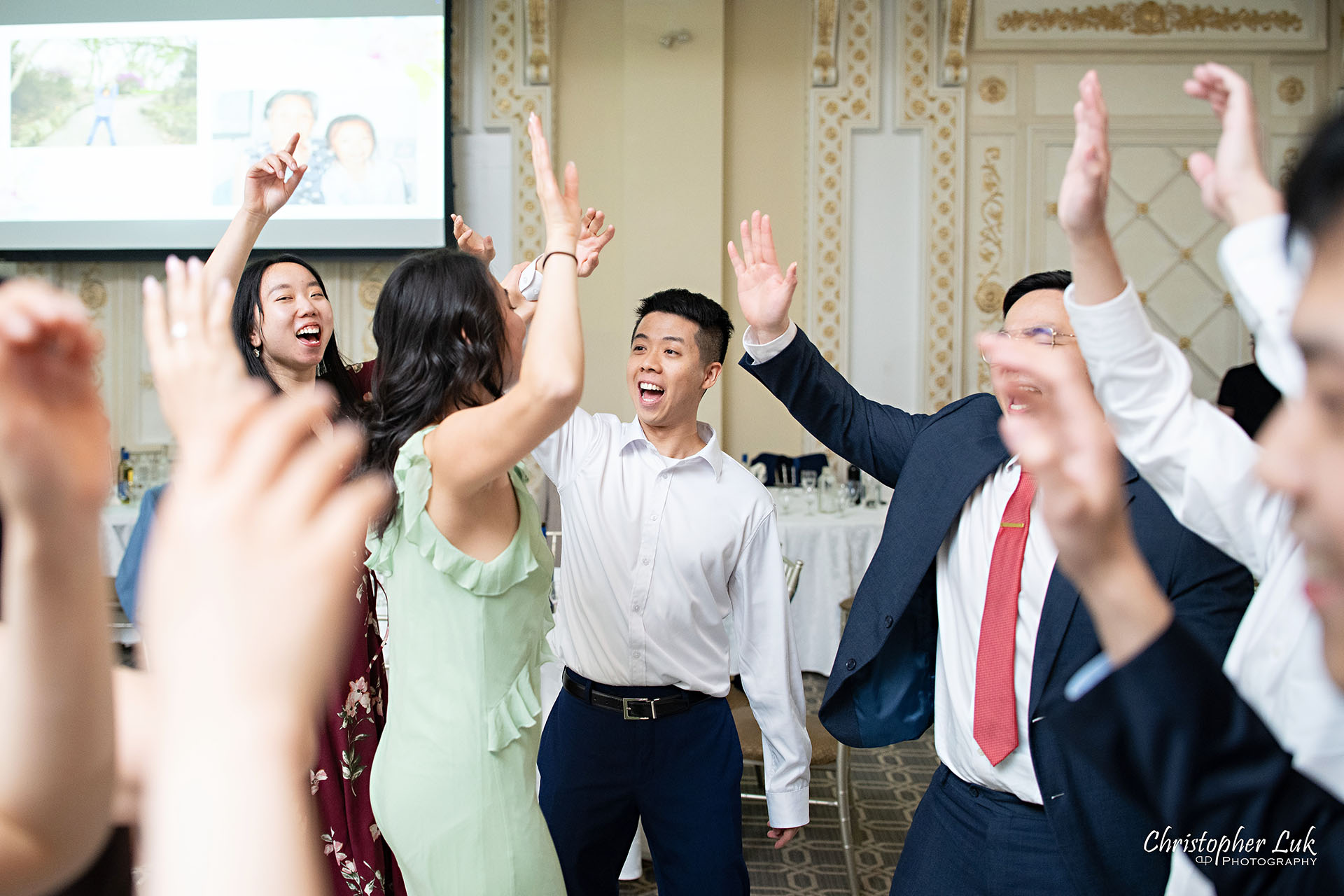 Paramount Banquet Hall Dinner Reception Queen Victoria Room Guests Having Fun Enjoying Themselves Candid Natural Organic Photojournalistic